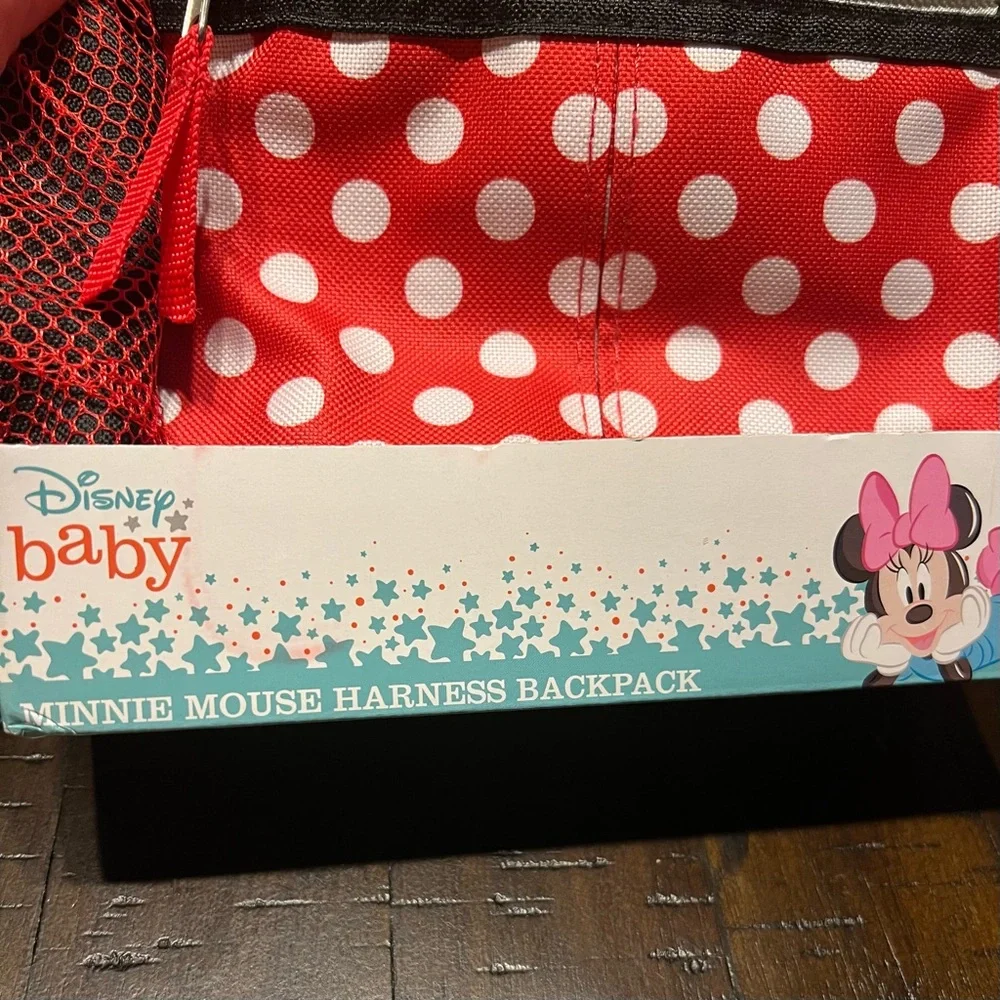 Disney Baby Minnie Mouse Polka Dot Toddler Harness Backpack